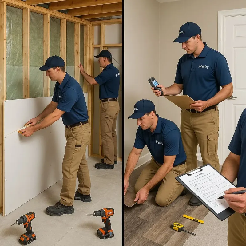 Repairs and Reconstruction process in South Bend, WA